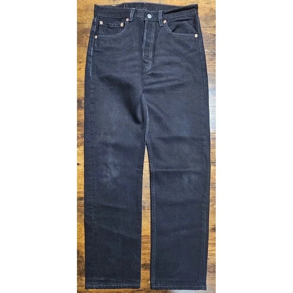VTG Levi Strauss &‎ Co 501 Men's Size 32x32 Button Up Black Jeans Made In USA